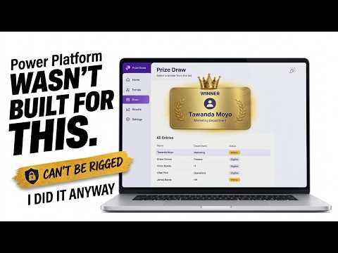 Build a Prize Draw (Raffle) App with Power Platform